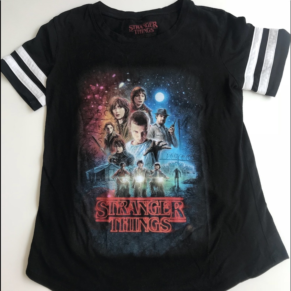 short sleeve stranger things tshirt